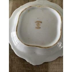 Limoges porseleine bordje diameter 14 cm