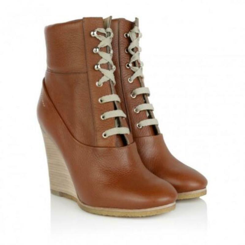 Chloé Candela Prince Calf Tan Bootie - 38,5