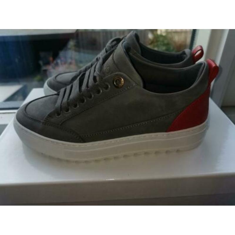 Mason garments Tia Nubuck maat 36 Grijs Rood