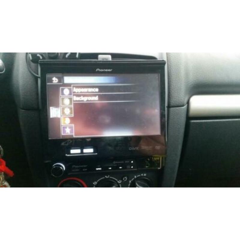 klapscherm 1din scherm pioneer avh-6300BT bluetooth usb aux