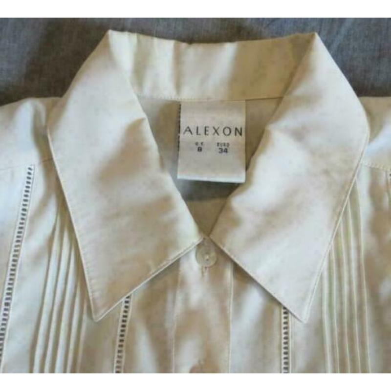 Alexon witte blouse overhemd maat 34