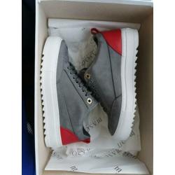 Mason garments Tia Nubuck maat 36 Grijs Rood