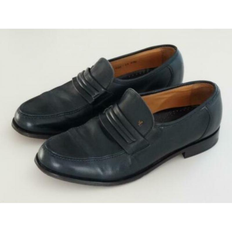 Van Lier herenschoenen/loafers donkerblauw