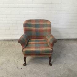 Antieke vintage fauteuil stoel chair