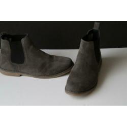 chelsea boots, grijs, maat 43, als nieuw!