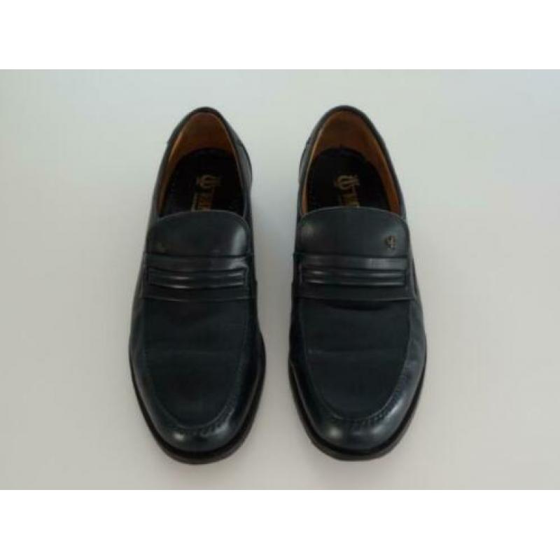 Van Lier herenschoenen/loafers donkerblauw