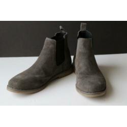 chelsea boots, grijs, maat 43, als nieuw!