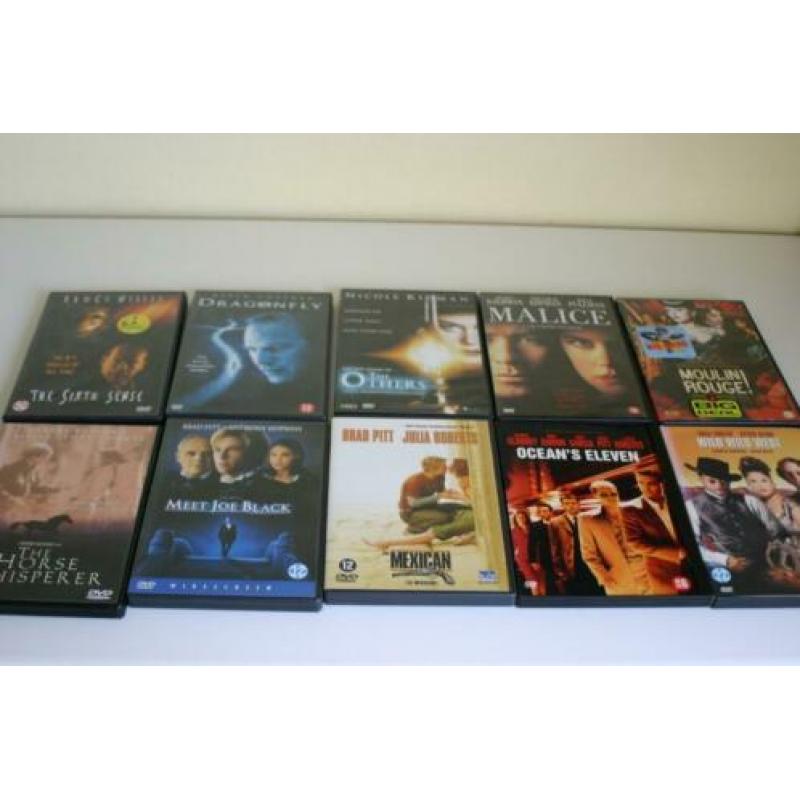 10 DVDS, zie omschrijving (pakket 2), incl. verzendkosten!