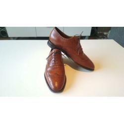 Van bommel heren schoenen bruin oxford full brogue maat 39