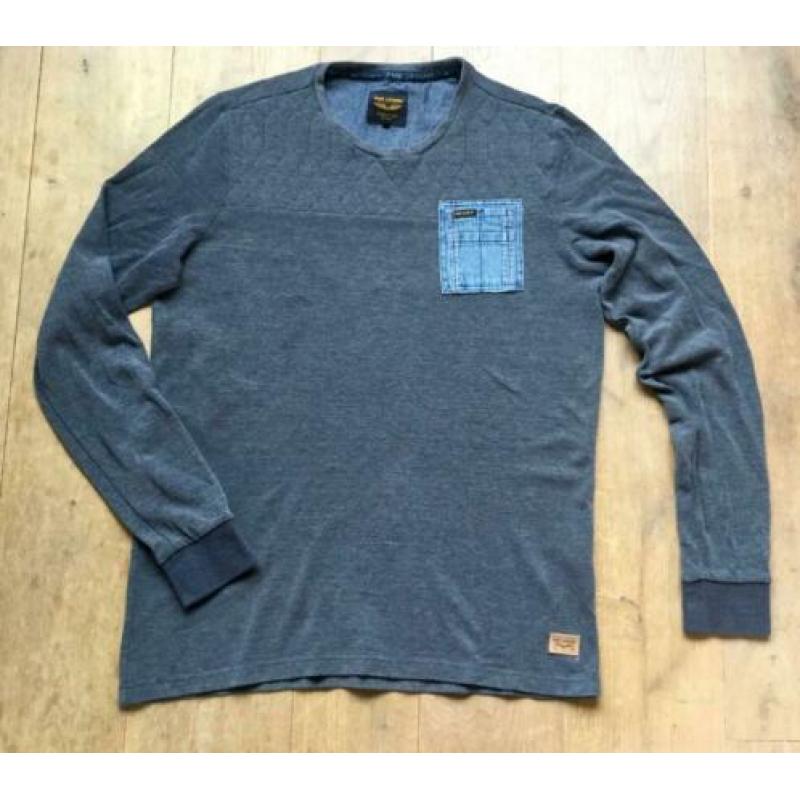 Pall Mall sweater trui Maat M, denim look in zgst