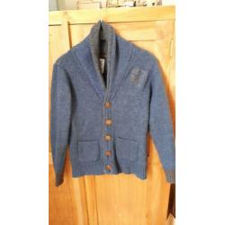 Vest blauw kleine maat s