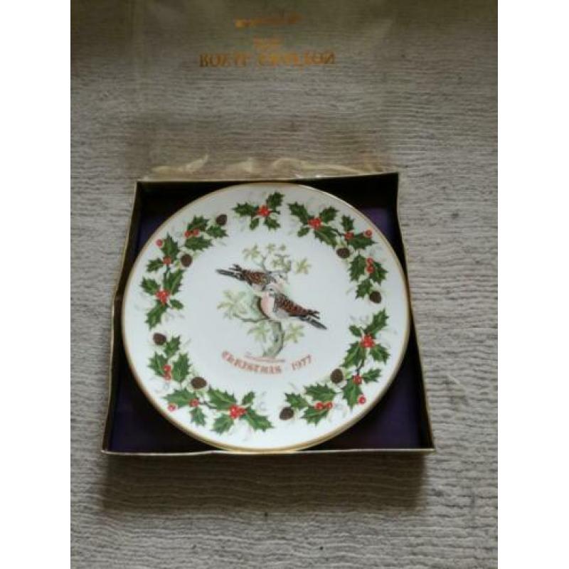 Royal Grafton bord Christmas Kerst 1977