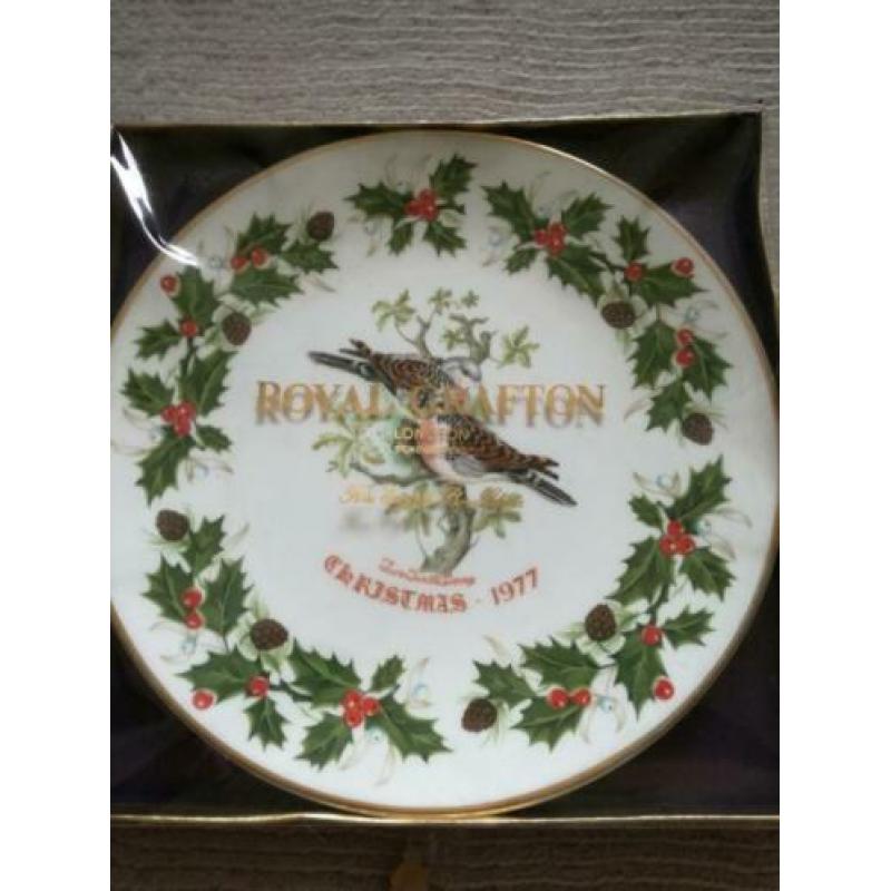 Royal Grafton bord Christmas Kerst 1977