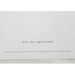 Karl Lagerfeld - Modefoto - stochastic fotolitho, 2009