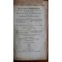 The whole genuine works of Flavius Josephus 1818