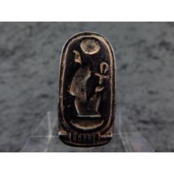 Egyptian seal of serpentine ring with hieroglyphs of Amenhot