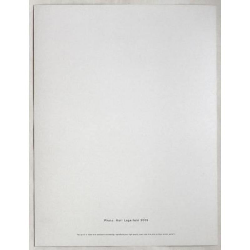 Karl Lagerfeld - Modefoto - stochastic fotolitho, 2009