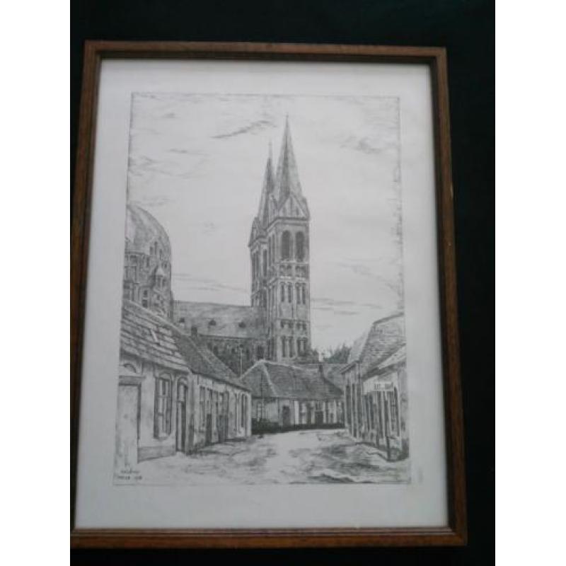 Tekening Geldrop 37- 28cm Hetze 1918 J.Vermeulen