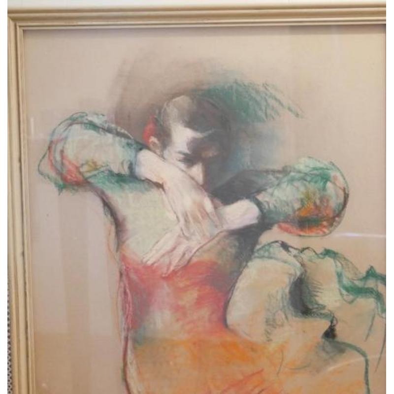 Schilderij Flamenco Spaanse danseres Marianne Baghuis