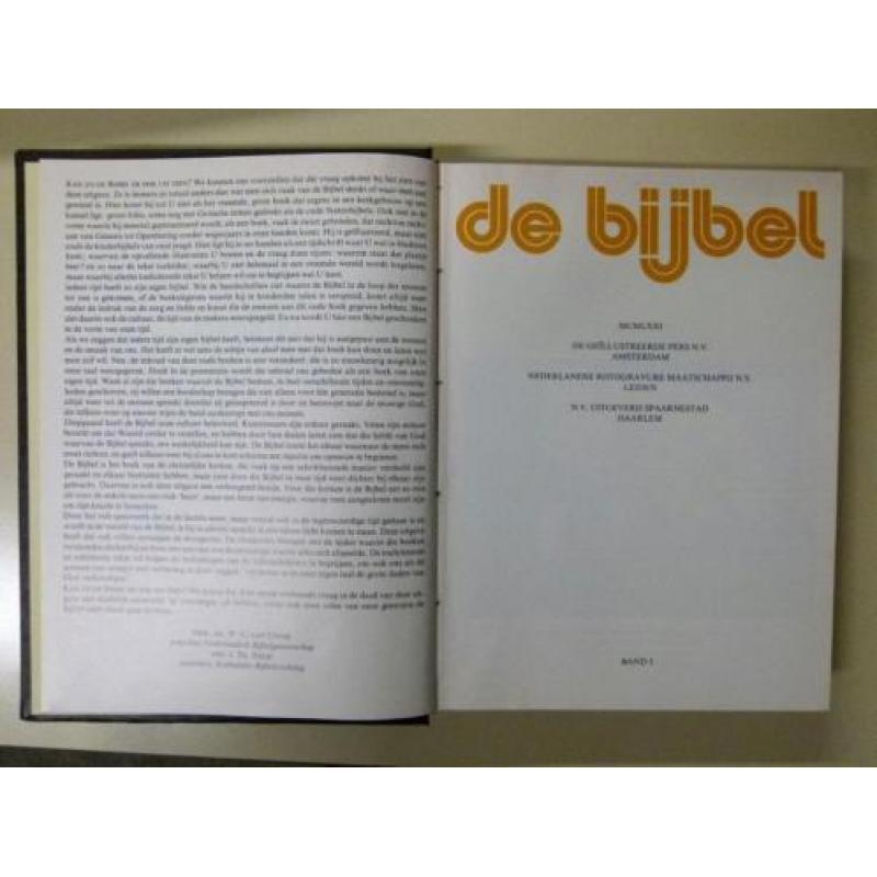 ( 148) De bijbel; 3 boeken met daarin 6 banden - 1971