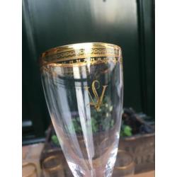 11 antieke originele Louis Vuitton champagne wijn glas