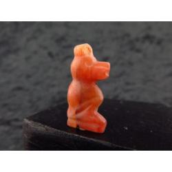 Egyptian carnelian amulet of Toth as Baboon