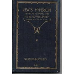 Keats' Hyperion - metrische vertaling van Mr W.W. van Lennep