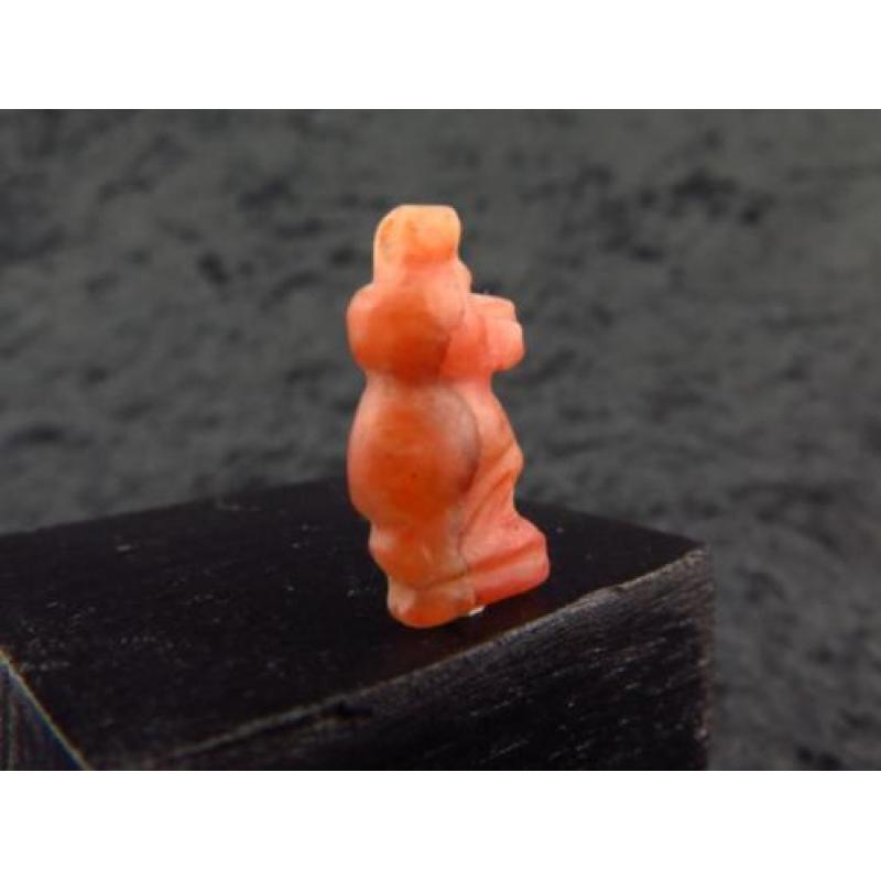 Egyptian carnelian amulet of Toth as Baboon