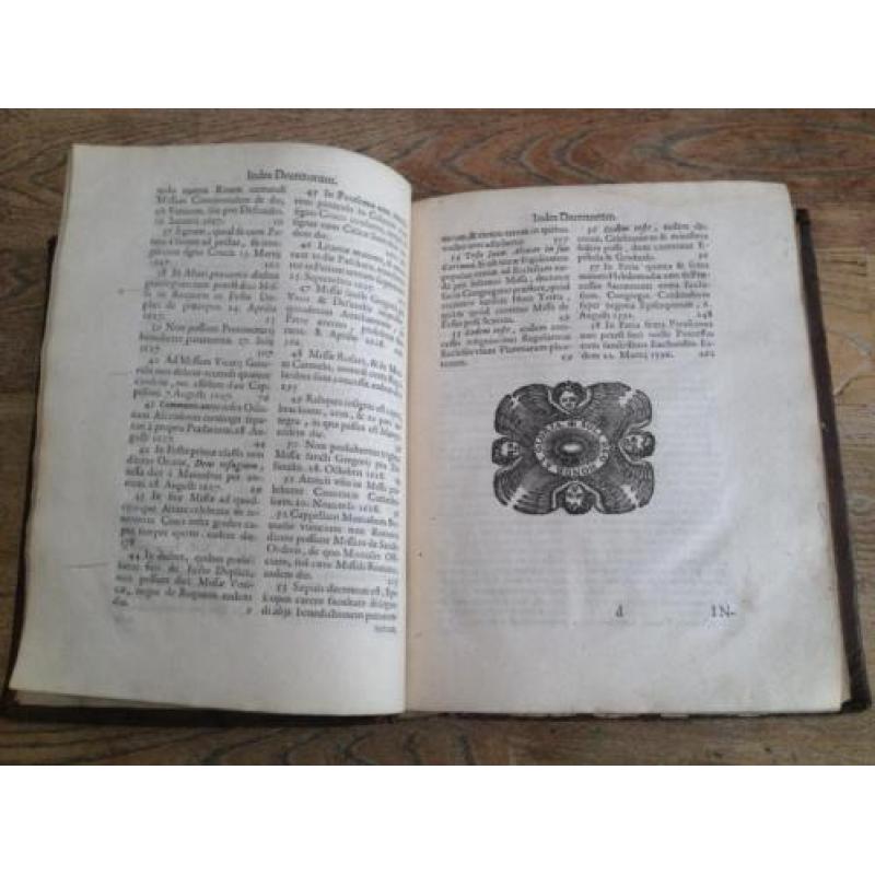 Gavanto Thesaurus sacrorum rituum 1746 leren band