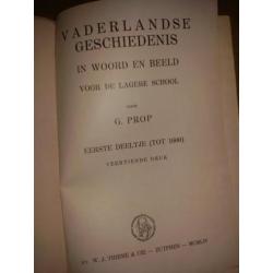 Vaderlandse geschiedenis G.Prop. Deeltje 1 en 2