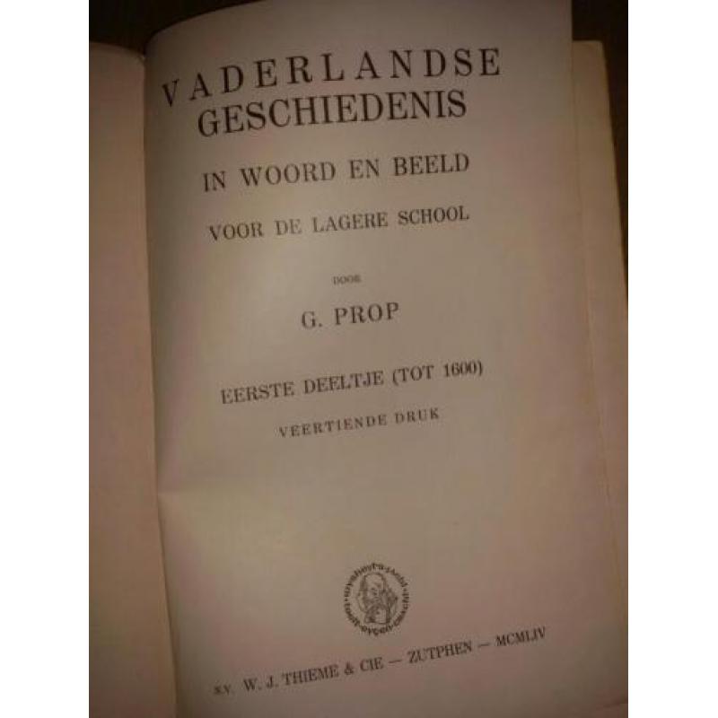 Vaderlandse geschiedenis G.Prop. Deeltje 1 en 2