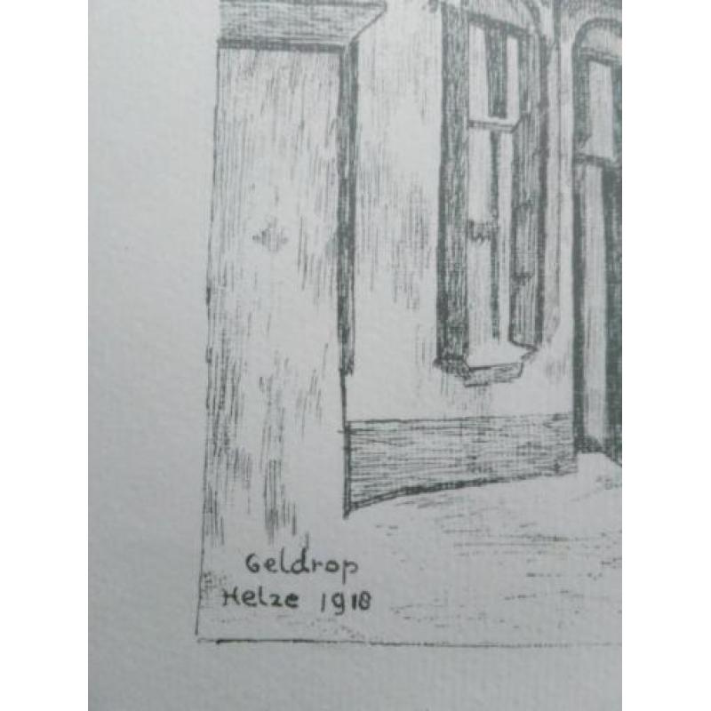 Tekening Geldrop 37- 28cm Hetze 1918 J.Vermeulen