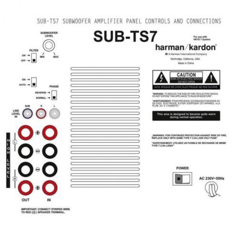 Harman Kardon Subwoofer Alle Types Reparatie of Ruilmodules