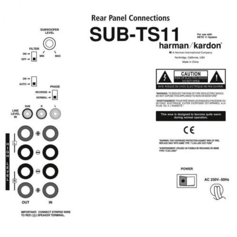 Harman Kardon Subwoofer Alle Types Reparatie of Ruilmodules