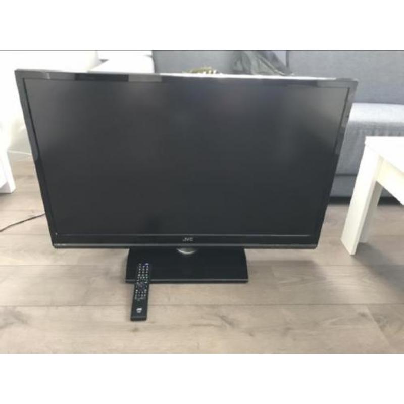 Grote 42inch LCD tv: JVC, 3x HDMI! Werkt Goed! Met Ab