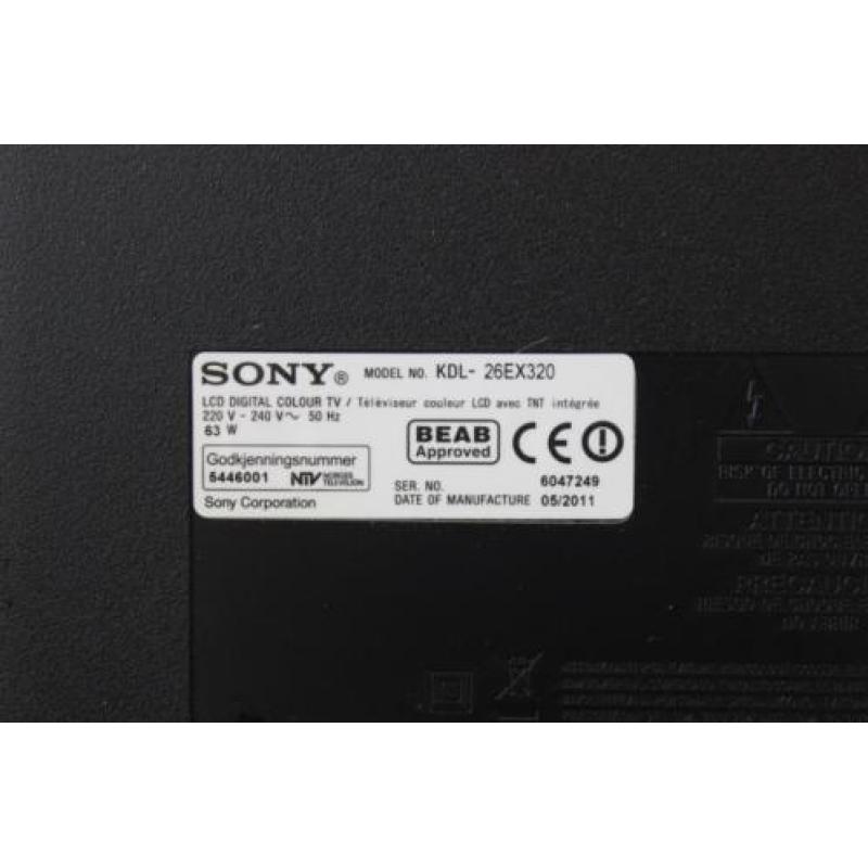 Sony Bravia Smart TV KDL-26EX320, 26 inch