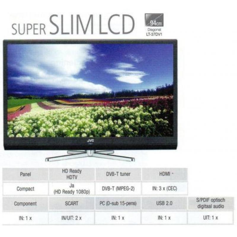 JVC LT37DV1 94cm LCD TV