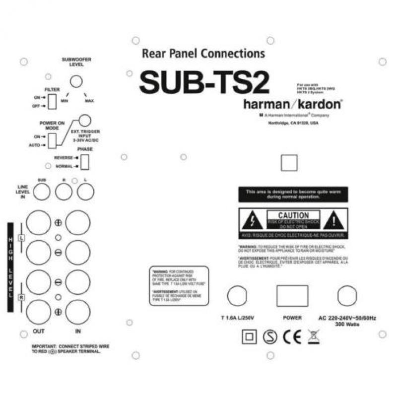 Harman Kardon Subwoofer Alle Types Reparatie of Ruilmodules