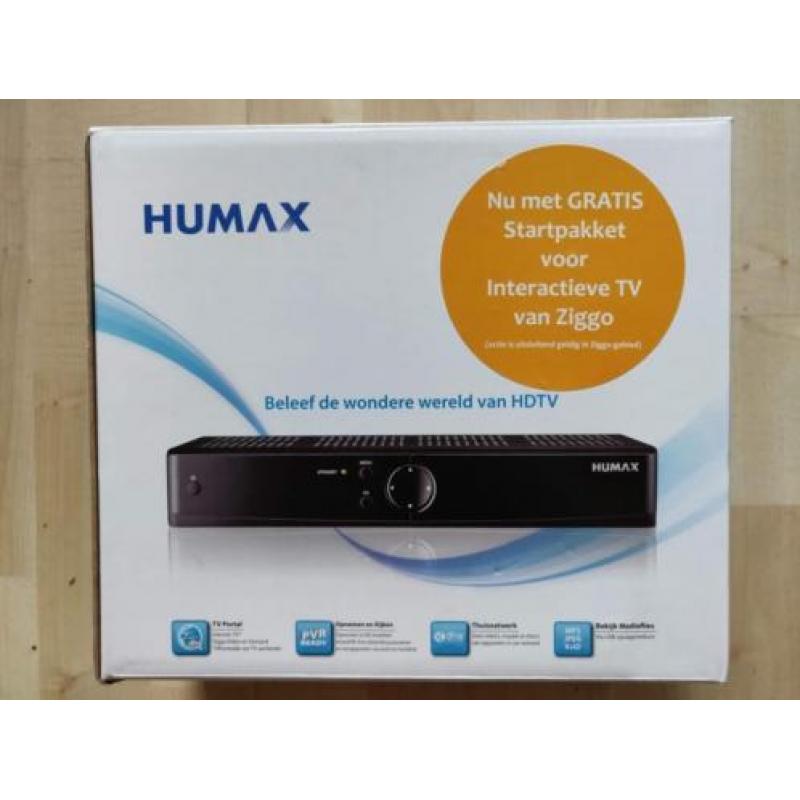 Humax iRHD-5300C HD-ontvanger/decoder voor oa Ziggo/Caiway !