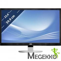 AOC 24" E2470SWHE Zwart Full HD