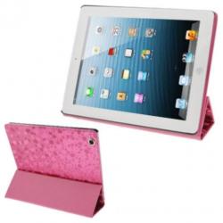 Roze Diamant Reliëf iPad Hoes Case IPad 2, 3, 4