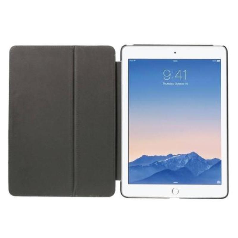 Apple iPad Air 2 - PU lederen Book Case Hoes Denim skin -