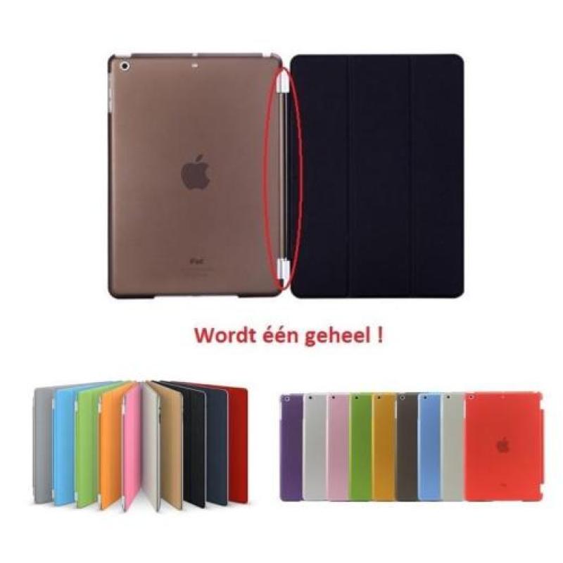 iPad Air 1 Smart Cover Smartcover hoes hoesje - COMBI ROOD