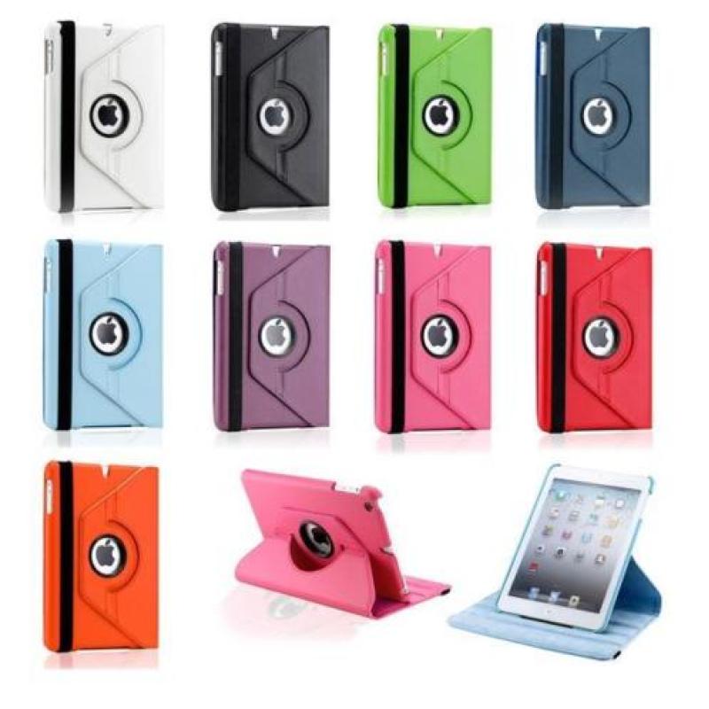 iPad 2017 (5e generatie) hoes hoesje 360 graden case Blauw