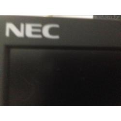 NEC, lcd scherm en computerscherm in 1, met recorder, kabels