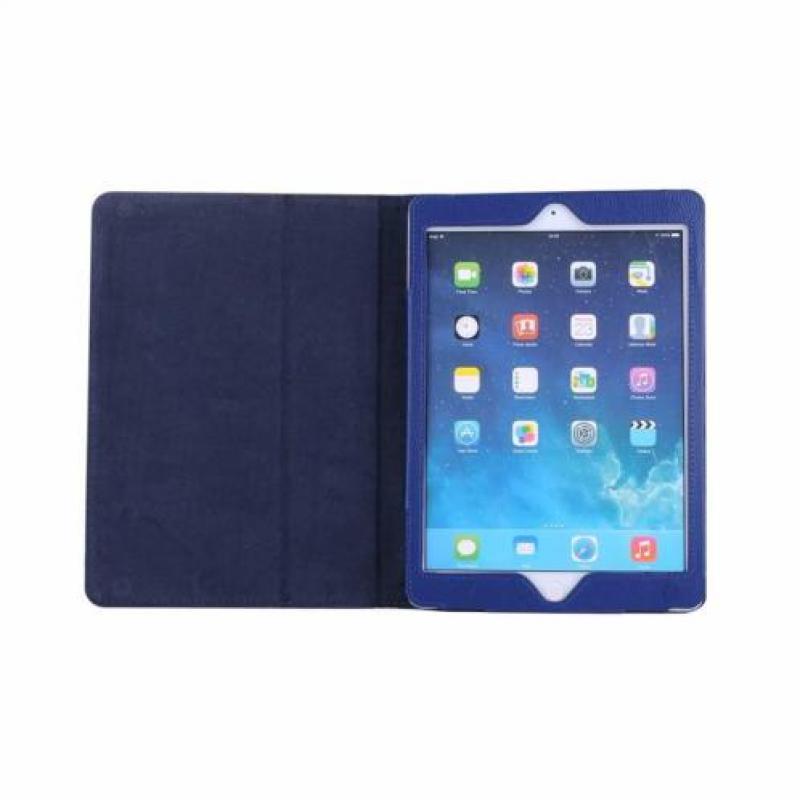 Stand flip sleepcover hoes - iPad 9.7 (2017/2018) - blauw