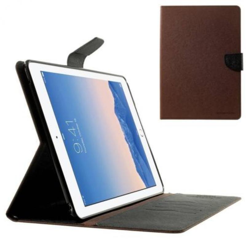 Apple iPad Air 2 - PU lederen Case met Kaarthouder Grain -