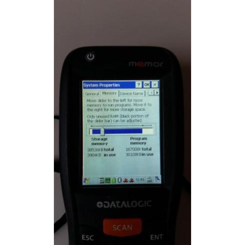 Datalogic Handscanner Memor X3 met Lader Barcode scanner