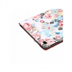 iPad mini 4 - hoes, cover, case - PU leder - stof - Flowers