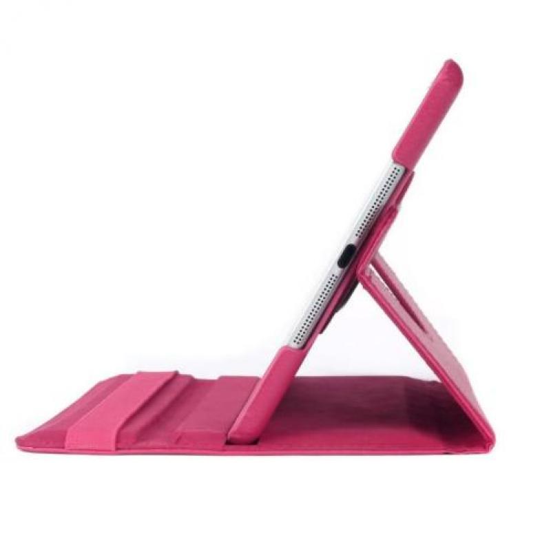 iPad Air 360 Graden Draaibare Hoes Cover Stand Case Roze /